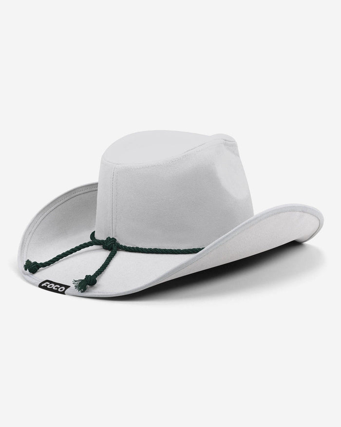 Green Bay Packers White Rhinestone Logo Cowboy Hat FOCO - FOCO.com