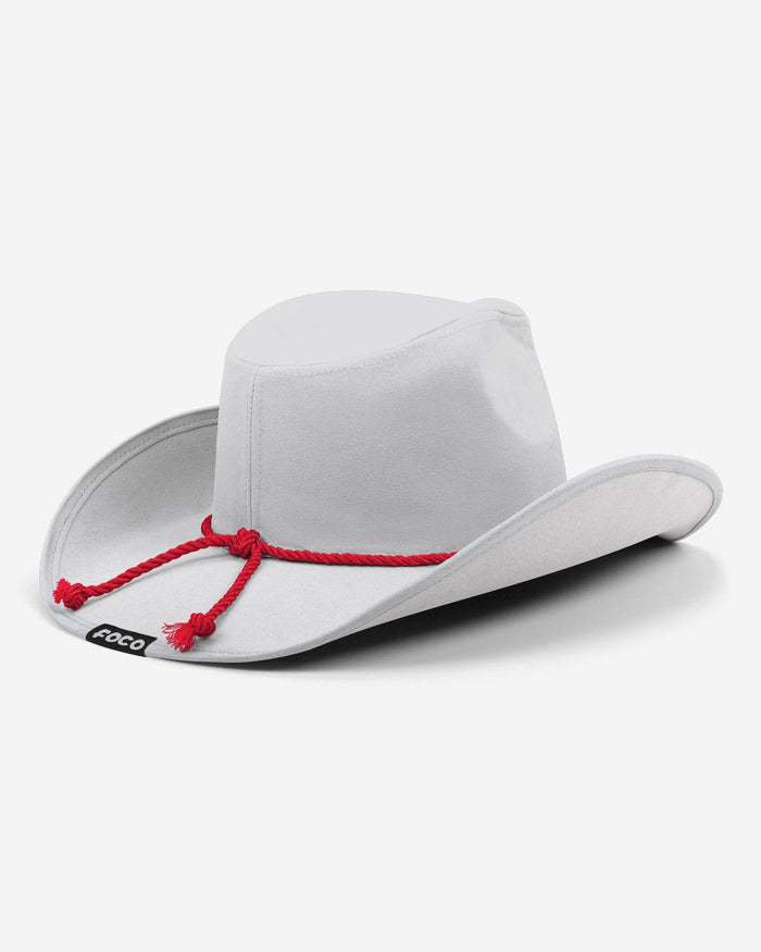Houston Texans White Rhinestone Logo Cowboy Hat FOCO - FOCO.com