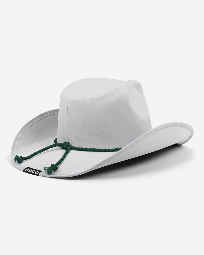 New York Jets White Rhinestone Logo Cowboy Hat FOCO - FOCO.com