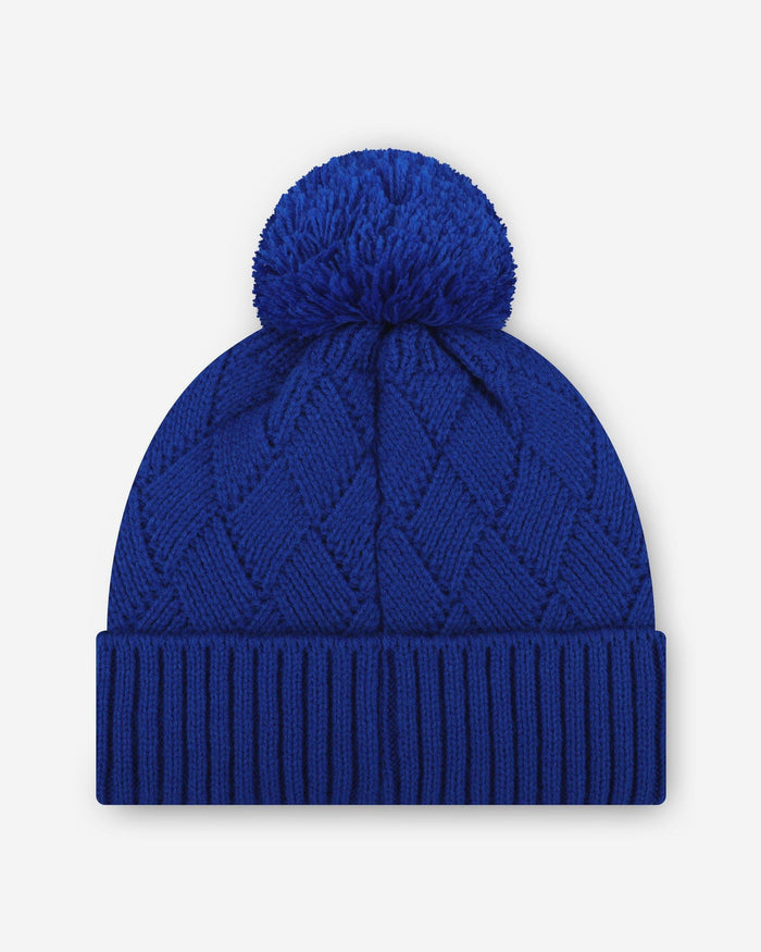 Buffalo Bills Rhinestone Primary Logo Criss Cross Beanie FOCO - FOCO.com