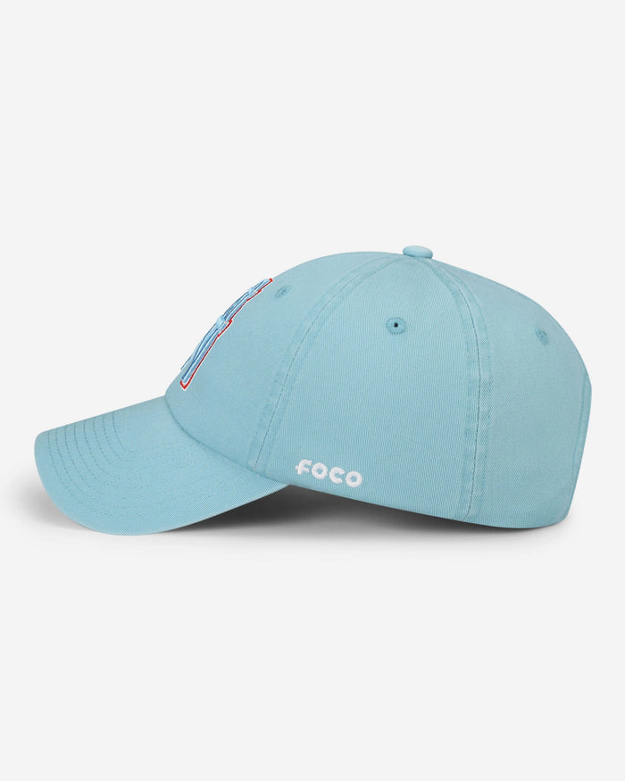 Houston Oilers Retro Logo Casual Cap FOCO - FOCO.com