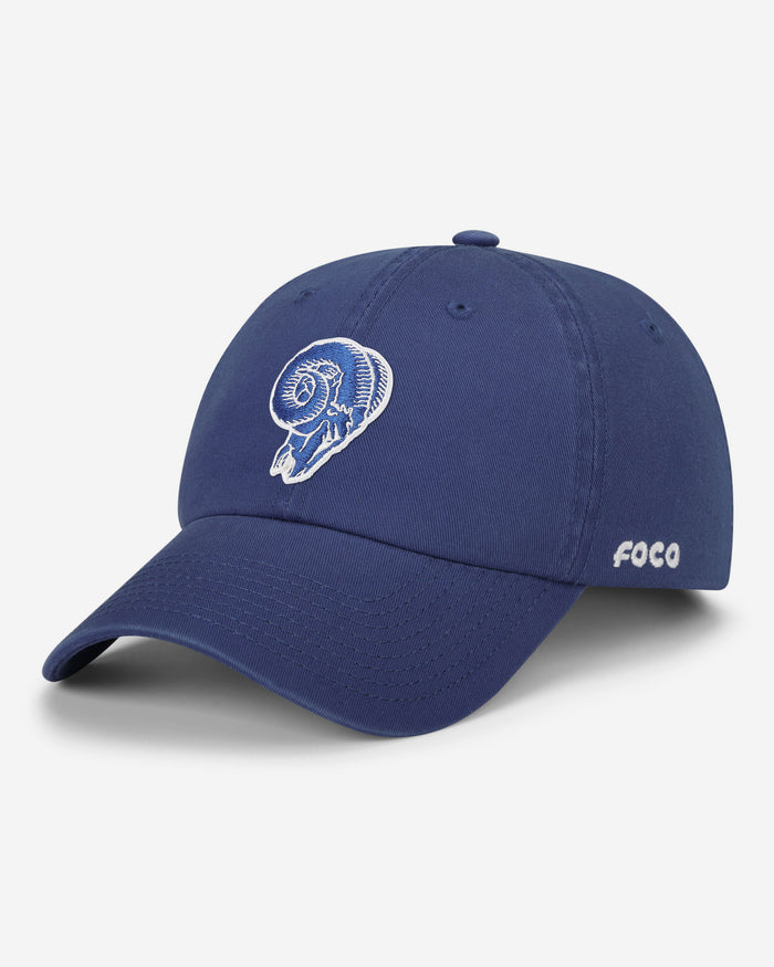 Los Angeles Rams Retro Logo Casual Classic Cap FOCO - FOCO.com