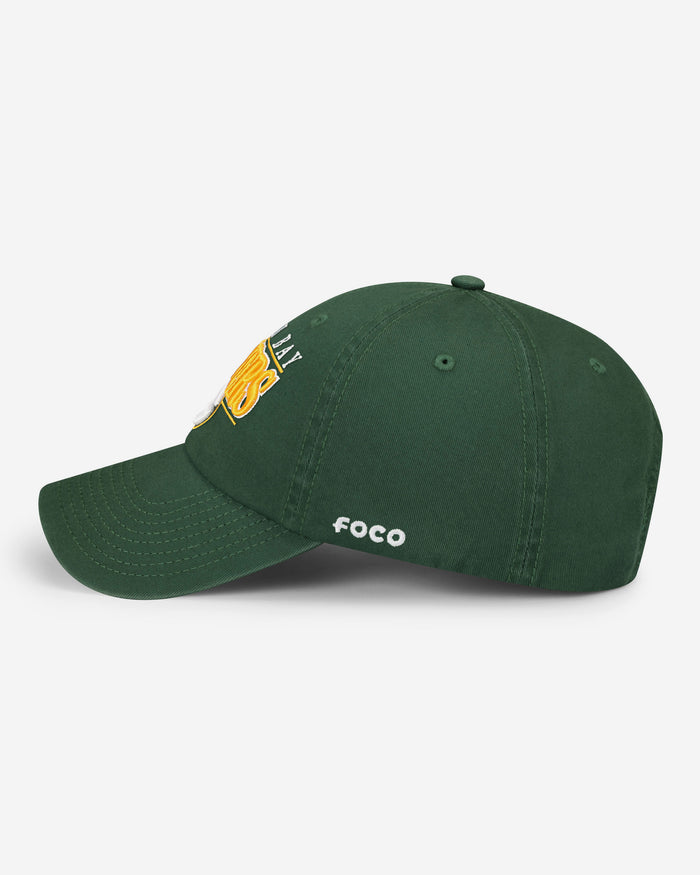 Green Bay Packers Signature Bars Casual Classic Cap FOCO - FOCO.com