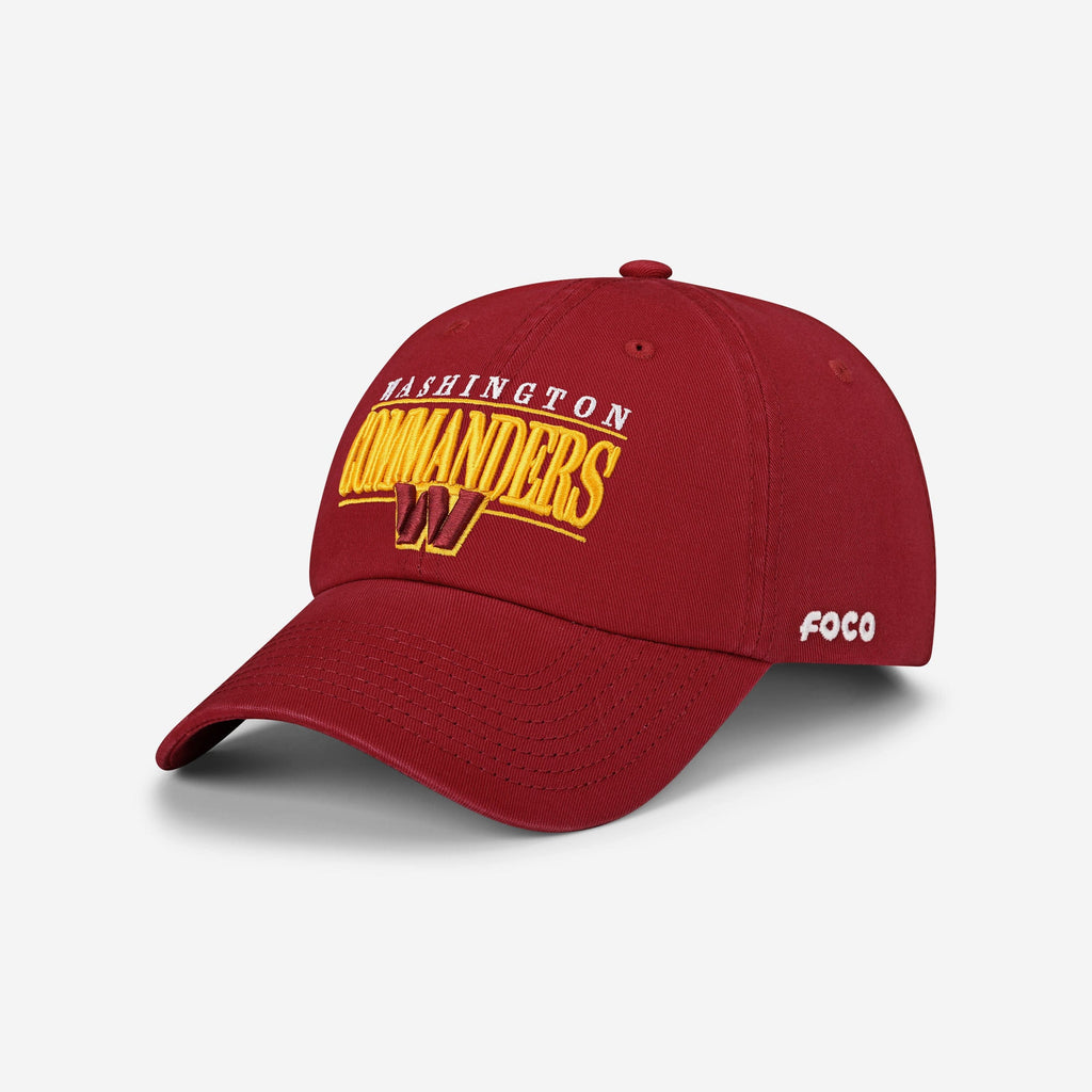 Washington Commanders Signature Bars Casual Cap FOCO - FOCO.com