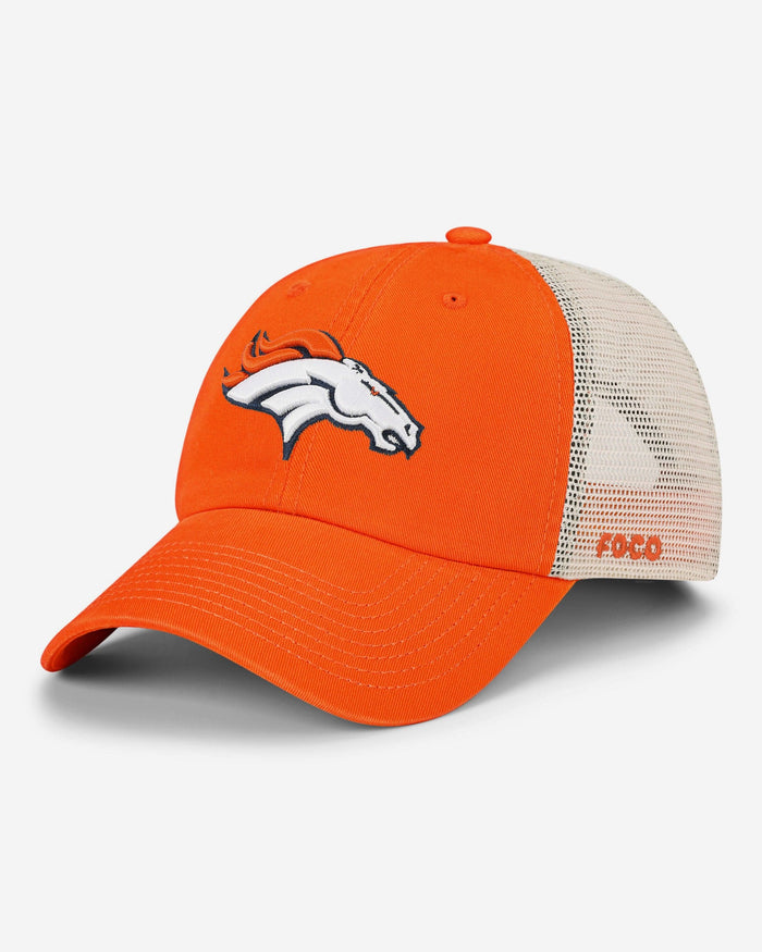 Denver Broncos Primary Logo Casual Trucker Cap FOCO - FOCO.com