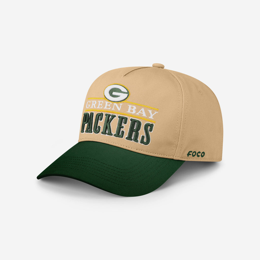 Green Bay Packers Signature Bars Marquee RF Cap FOCO - FOCO.com