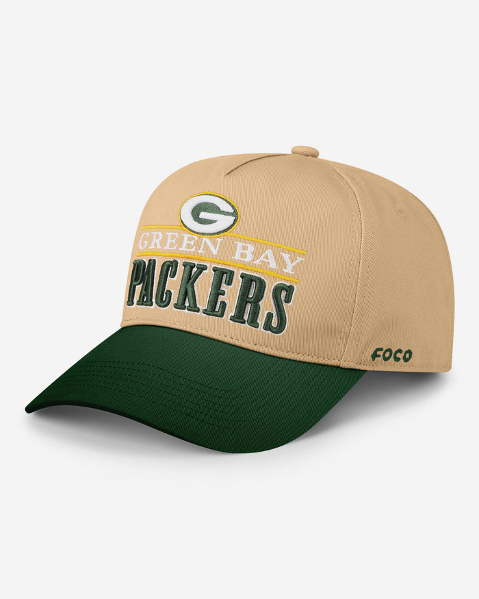 Green Bay Packers Signature Bars Marquee RF Cap FOCO - FOCO.com