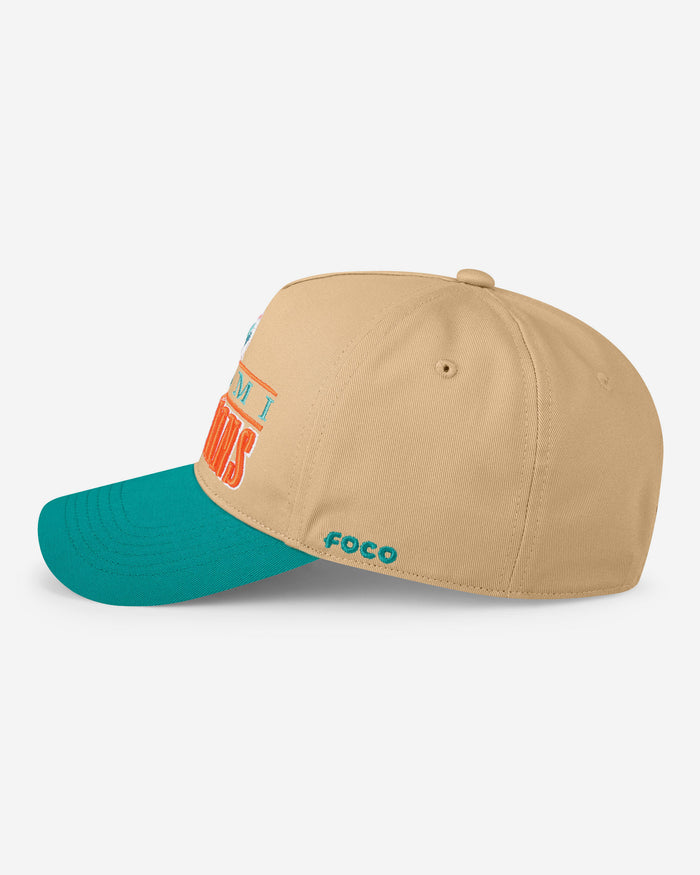 Miami Dolphins Signature Bars Marquee RF Cap FOCO - FOCO.com