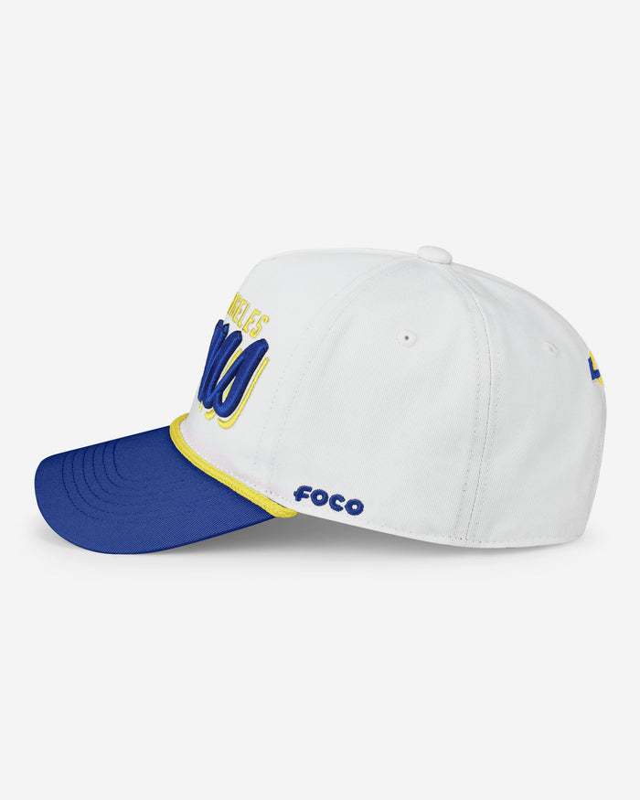 Los Angeles Rams Monty Script Marquee RF Cap FOCO - FOCO.com