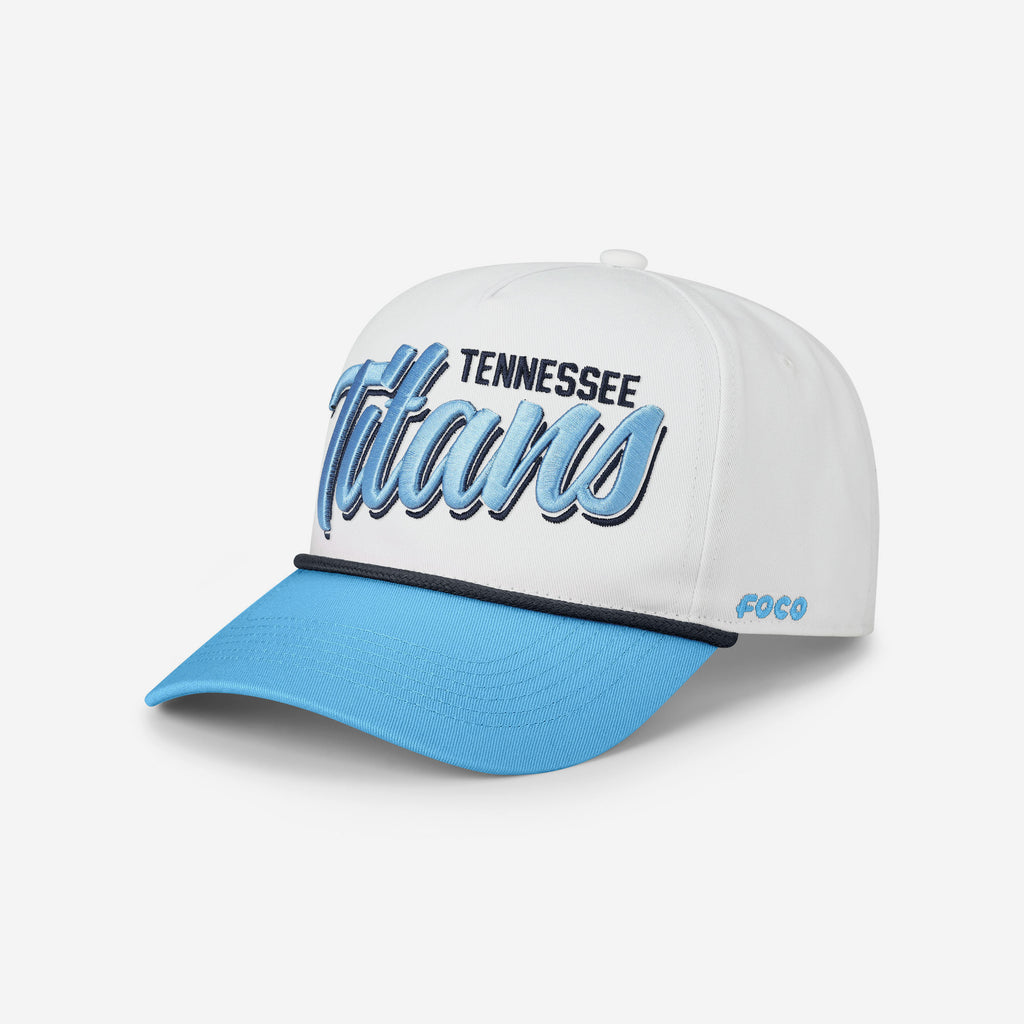 Tennessee Titans Monty Script Marquee RF Cap FOCO - FOCO.com