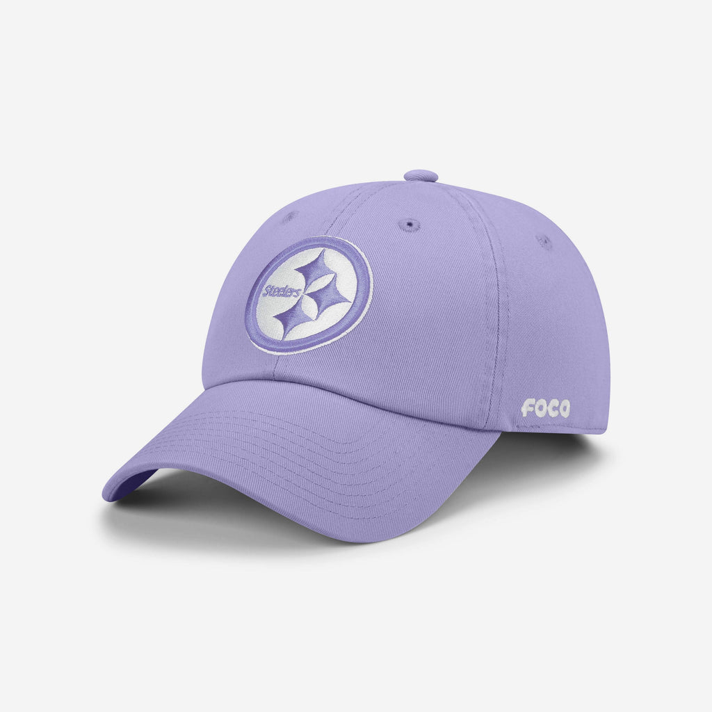Pittsburgh Steelers Lavender Casual Cap FOCO - FOCO.com