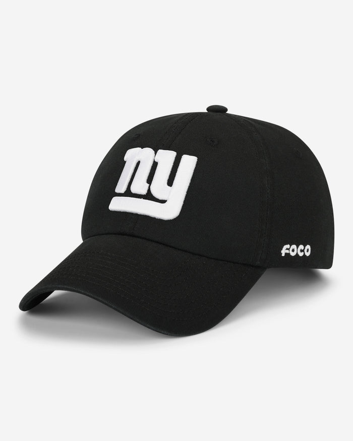 New York Giants Black & White Casual Cap FOCO - FOCO.com