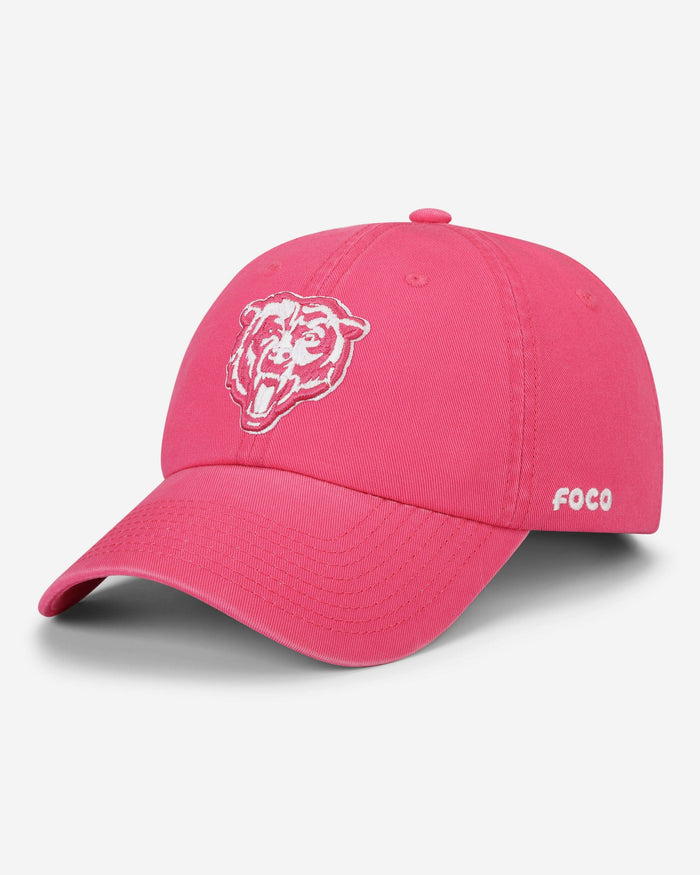 Chicago Bears Magenta & White Casual Cap FOCO - FOCO.com