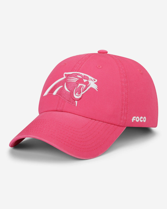 Carolina Panthers Magenta & White Casual Cap FOCO - FOCO.com