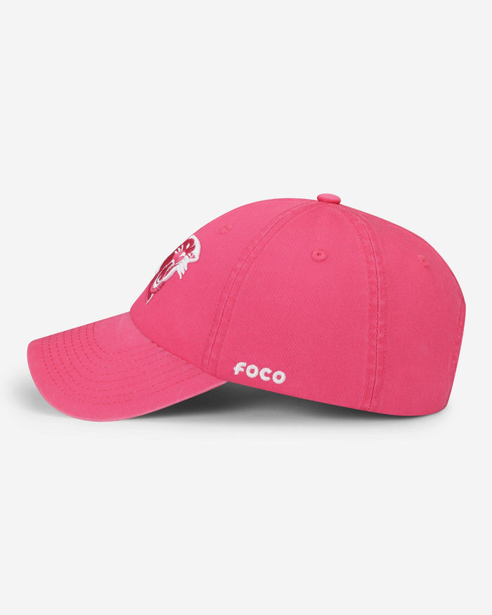 Carolina Panthers Magenta & White Casual Cap FOCO - FOCO.com