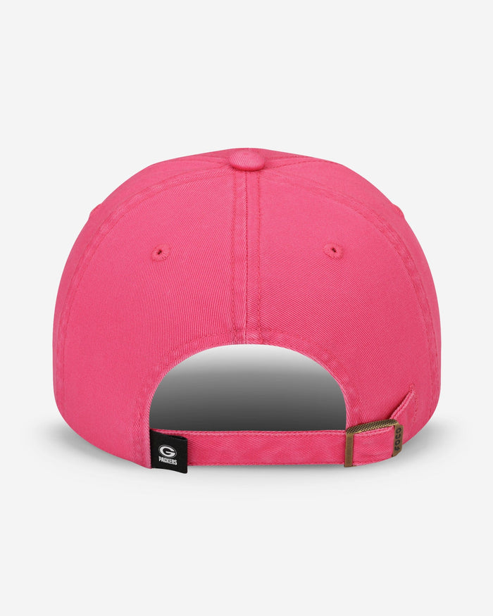 Green Bay Packers Magenta & White Casual Cap FOCO - FOCO.com