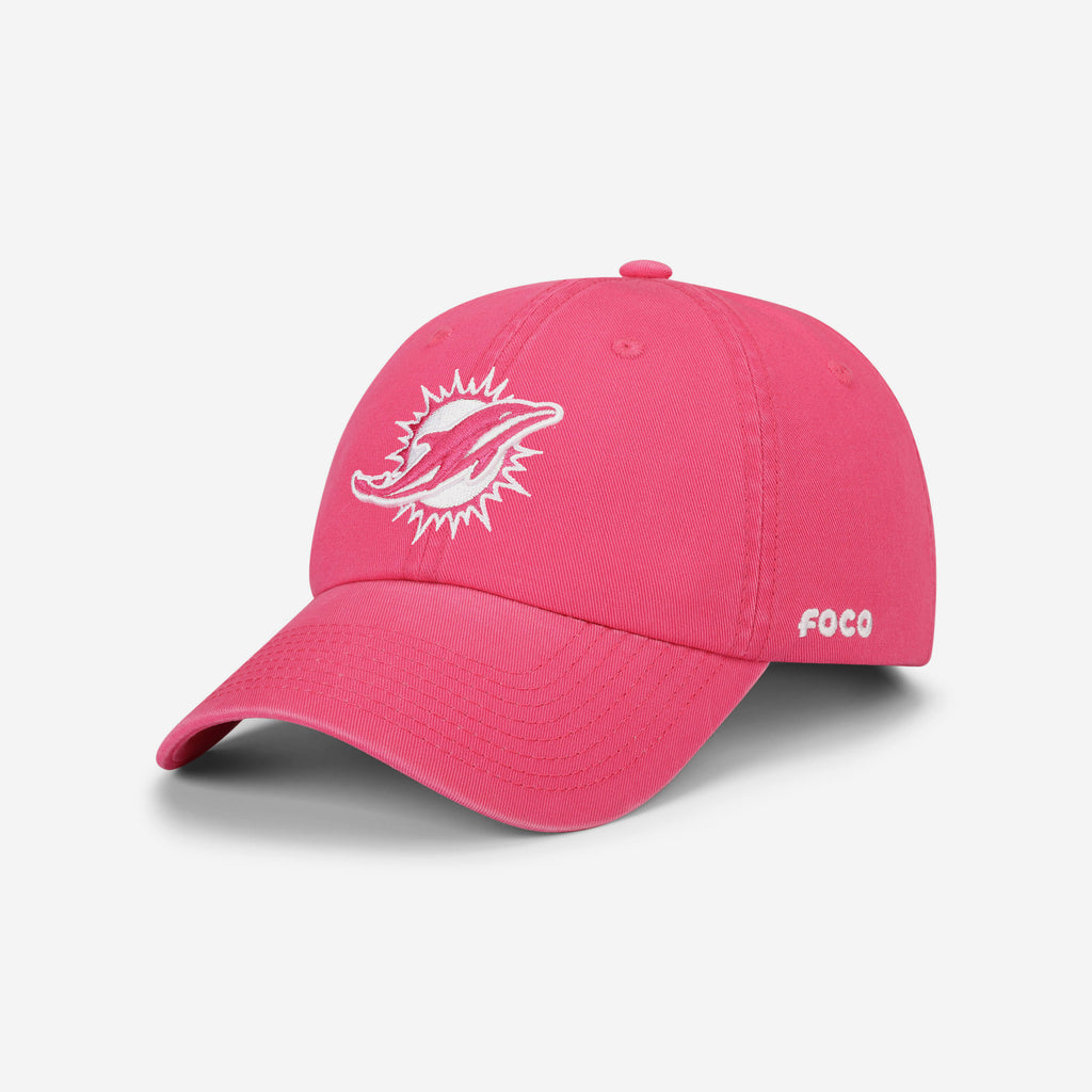 Miami Dolphins Magenta & White Casual Classic Cap FOCO - FOCO.com