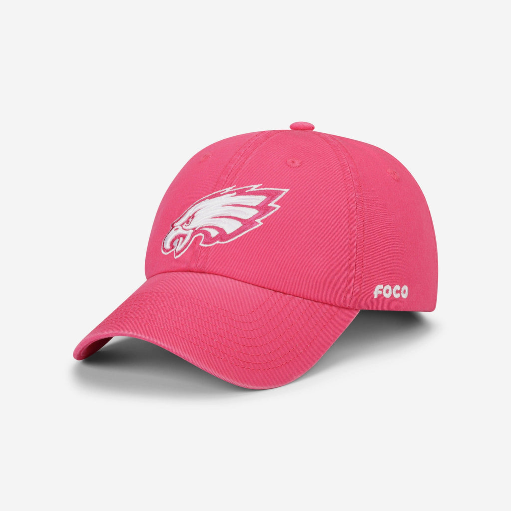 Philadelphia Eagles Magenta & White Casual Cap FOCO - FOCO.com