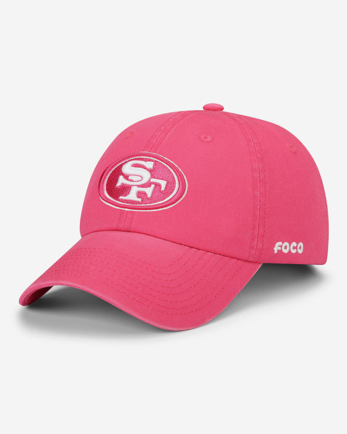 San Francisco 49ers Magenta & White Casual Classic Cap FOCO - FOCO.com