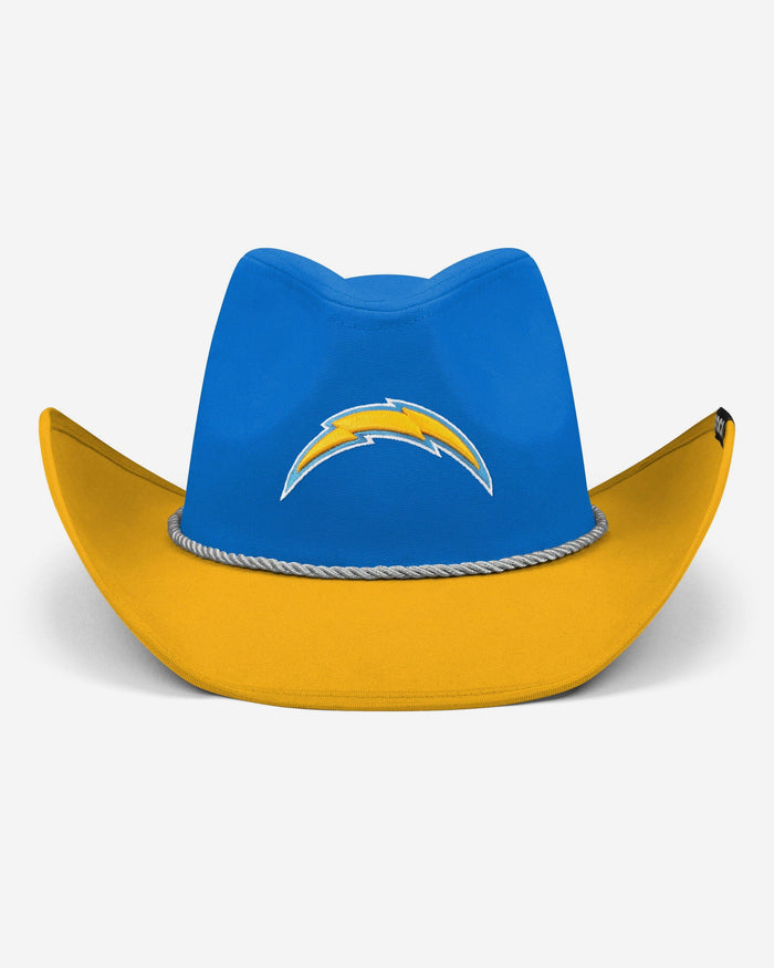 Los Angeles Chargers Two Tone Cowboy Hat FOCO - FOCO.com