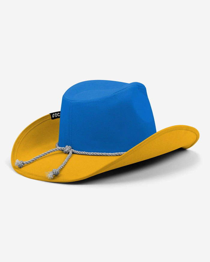 Los Angeles Chargers Two Tone Cowboy Hat FOCO - FOCO.com