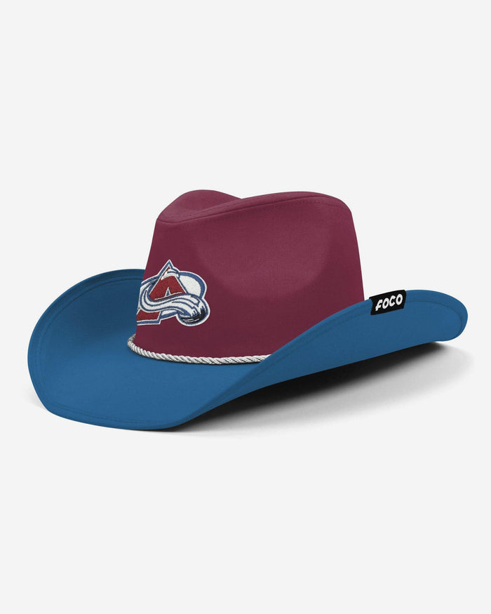 Colorado Avalanche Two Tone Cowboy Hat FOCO - FOCO.com