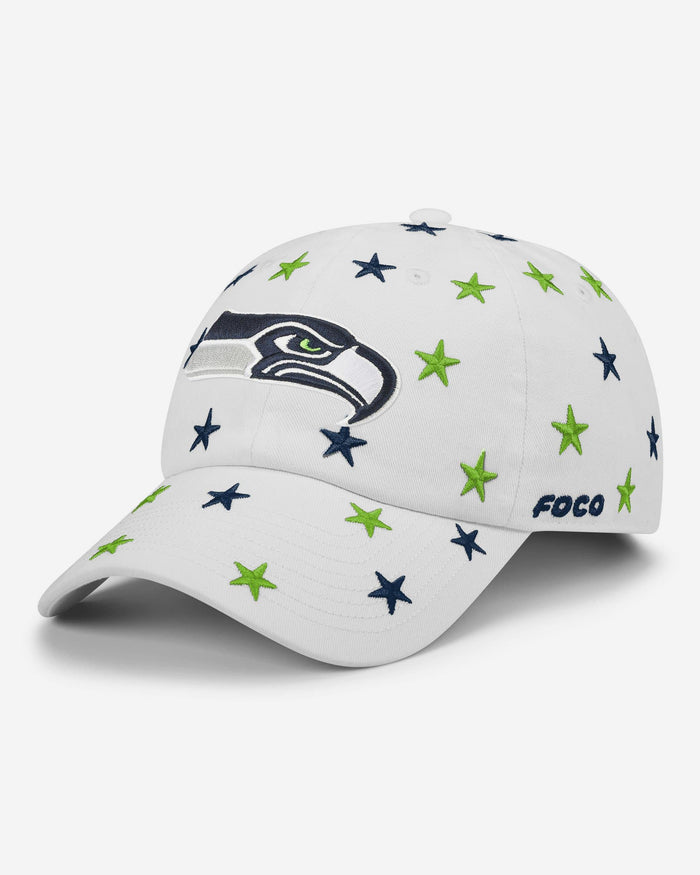 Seattle Seahawks Star Spangled Casual Cap FOCO - FOCO.com