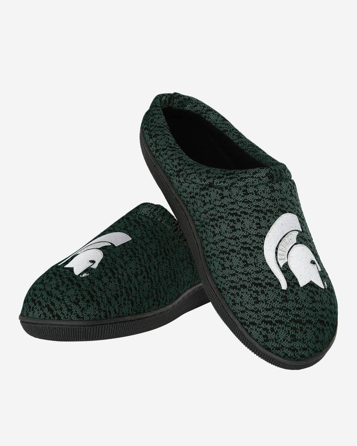 Michigan State Spartans Poly Knit Cup Sole Slippers FOCO - FOCO.com