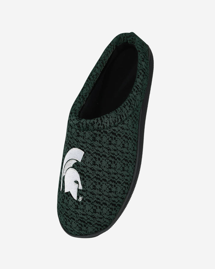 Michigan State Spartans Poly Knit Cup Sole Slippers FOCO - FOCO.com