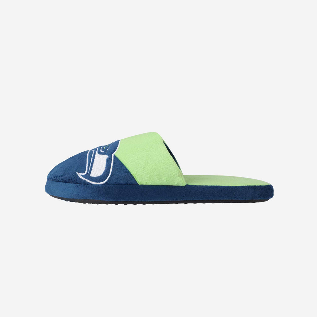 Seattle Seahawks Colorblock Slide Slippers FOCO - FOCO.com