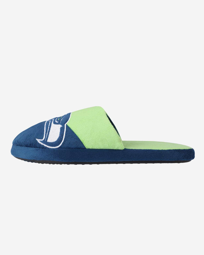 Seattle Seahawks Colorblock Slide Slippers FOCO - FOCO.com