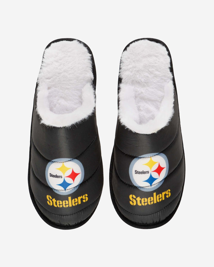 Pittsburgh Steelers Big Logo Mule Slipper FOCO - FOCO.com