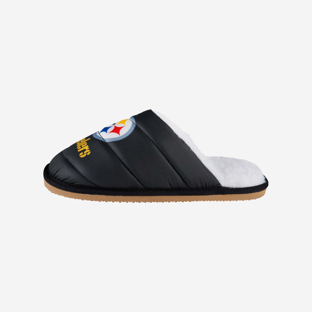 Pittsburgh Steelers Big Logo Mule Slipper FOCO S - FOCO.com