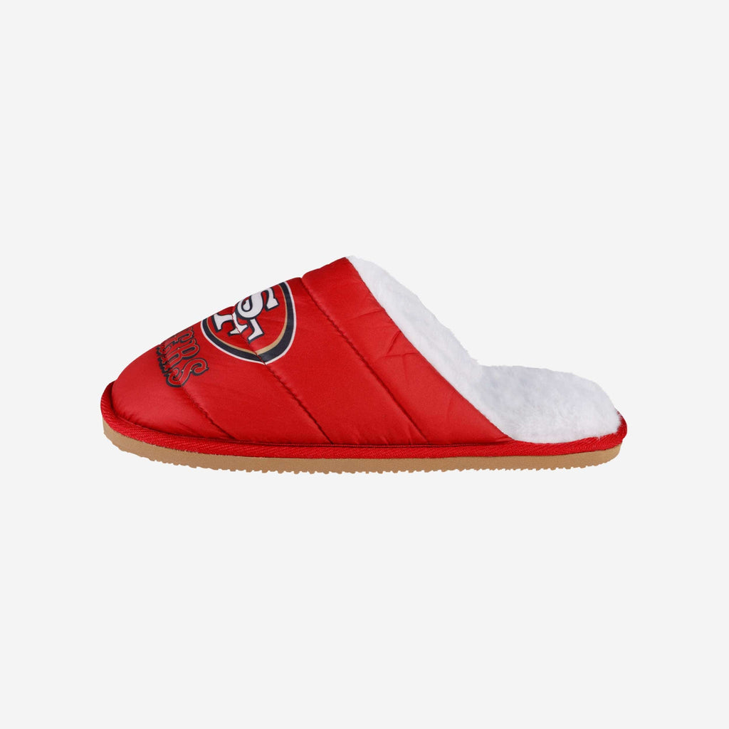 San Francisco 49ers Big Logo Mule Slipper FOCO S - FOCO.com