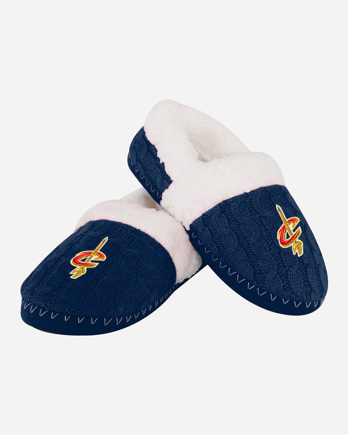 Cleveland Cavaliers Womens Team Color Moccasin Slipper FOCO - FOCO.com