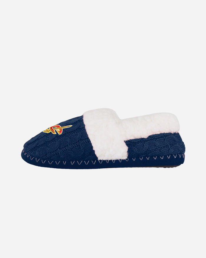 Cleveland Cavaliers Womens Team Color Moccasin Slipper FOCO - FOCO.com