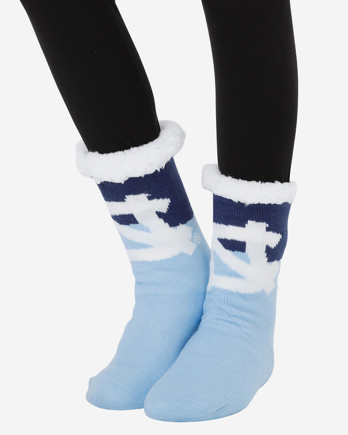 North Carolina Tar Heels Womens Fan Footy 3 Pack Slipper Socks FOCO - FOCO.com