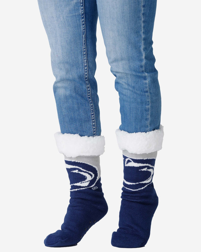 Penn State Nittany Lions Womens Fan Footy 3 Pack Slipper Socks FOCO - FOCO.com