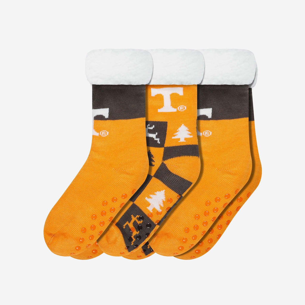 Tennessee Volunteers Womens Fan Footy 3 Pack Slipper Socks FOCO - FOCO.com