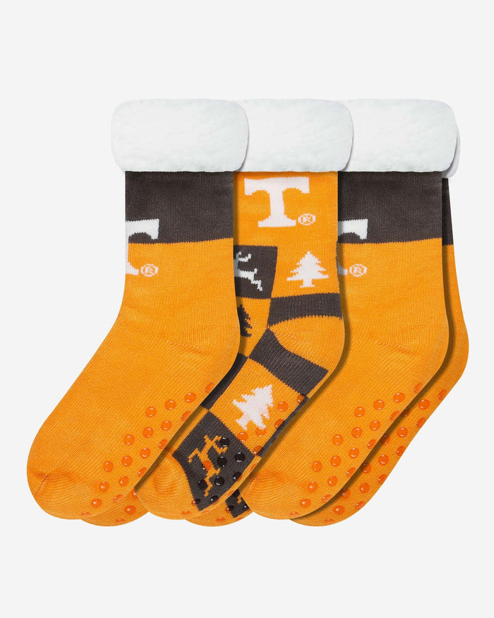 Tennessee Volunteers Womens Fan Footy 3 Pack Slipper Socks FOCO - FOCO.com