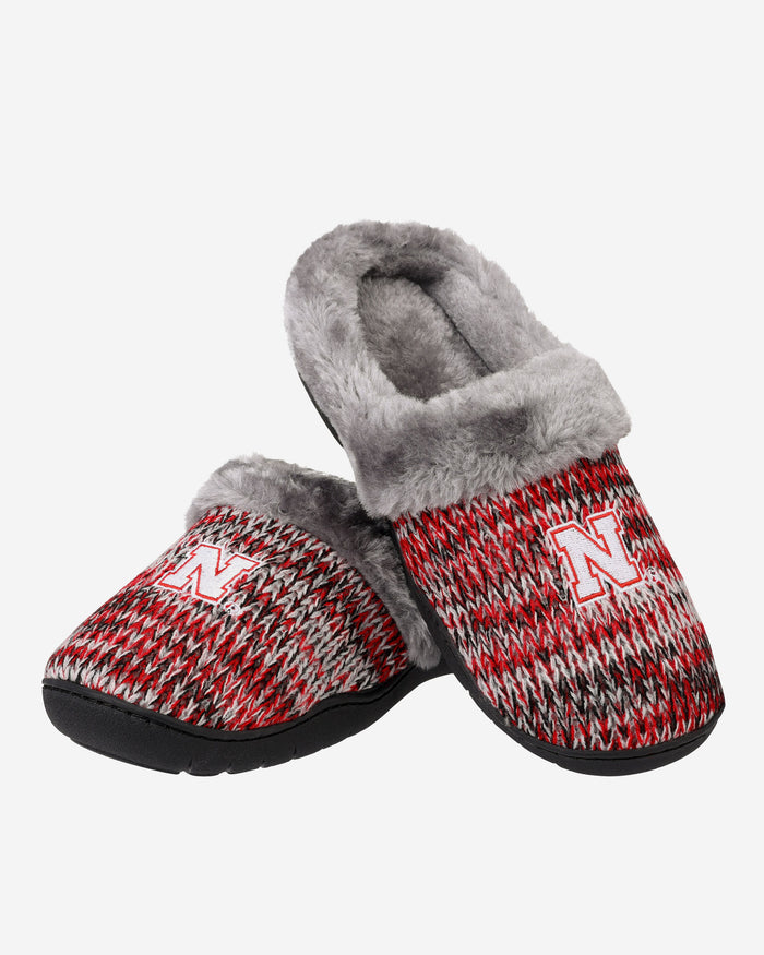 Nebraska Cornhuskers Womens Peak Slide Slipper FOCO - FOCO.com