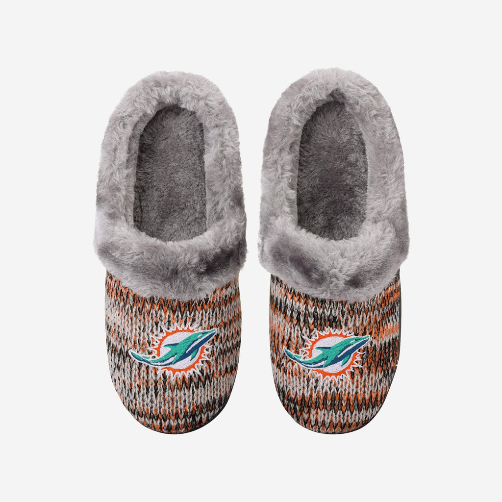 Miami Dolphins Womens Peak Slide Slippers FOCO S - FOCO.com