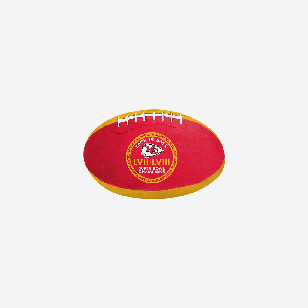 Kansas City Chiefs Super Bowl LVIII Champions 5 in Squisherz Football FOCO - FOCO.com