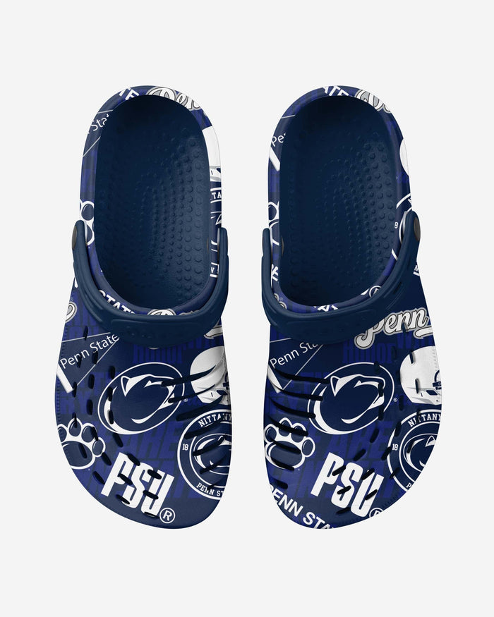 Penn State Nittany Lions Historic Print Clog With Strap FOCO - FOCO.com