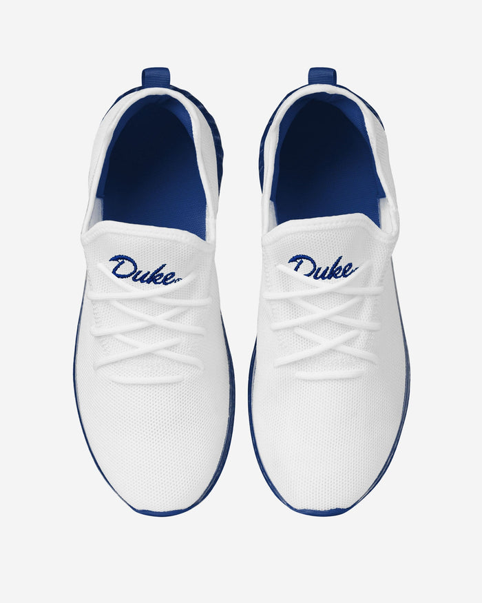 Duke Blue Devils Gradient Midsole White Sneakers FOCO - FOCO.com