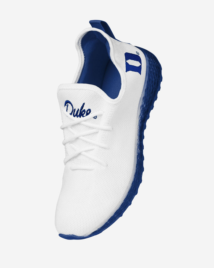 Duke Blue Devils Gradient Midsole White Sneakers FOCO - FOCO.com