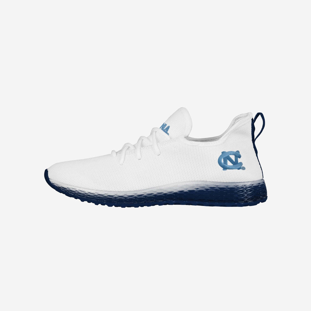 North Carolina Tar Heels Gradient Midsole White Sneakers FOCO 7 - FOCO.com