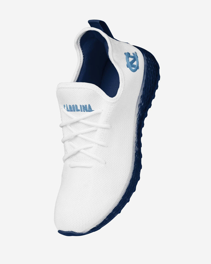 North Carolina Tar Heels Gradient Midsole White Sneakers FOCO - FOCO.com