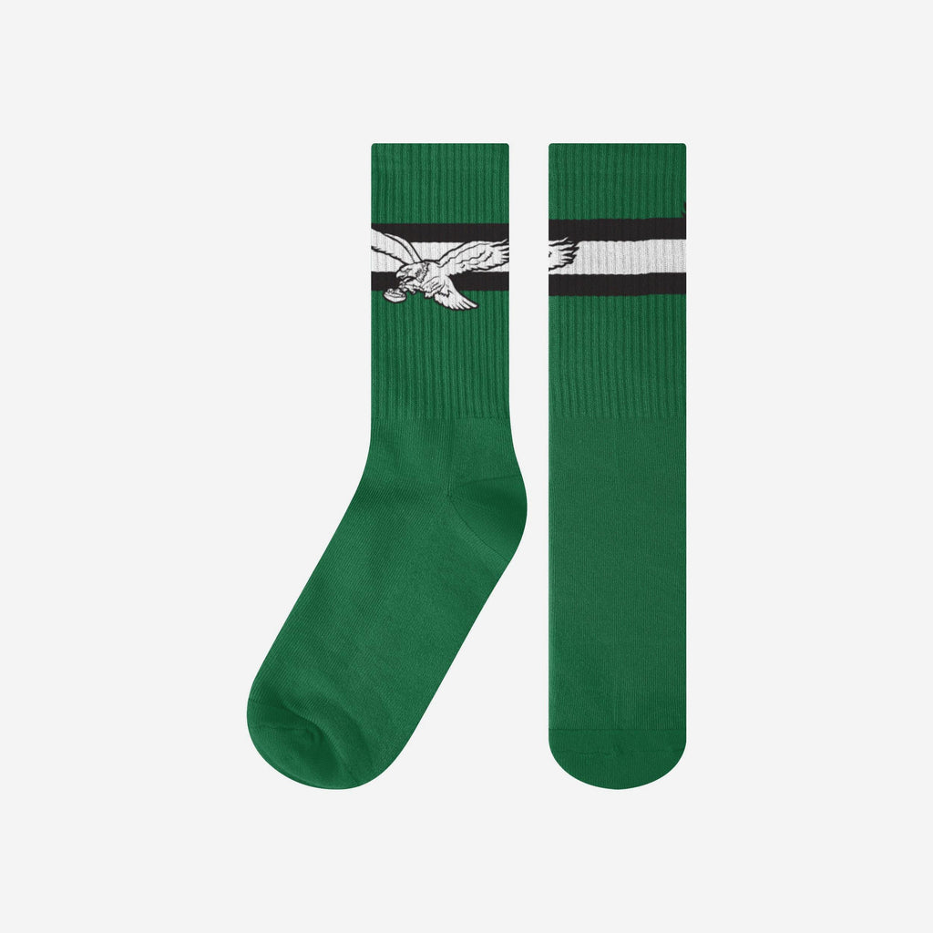 Philadelphia Eagles Kelly Green Retro Team Color Socks FOCO - FOCO.com