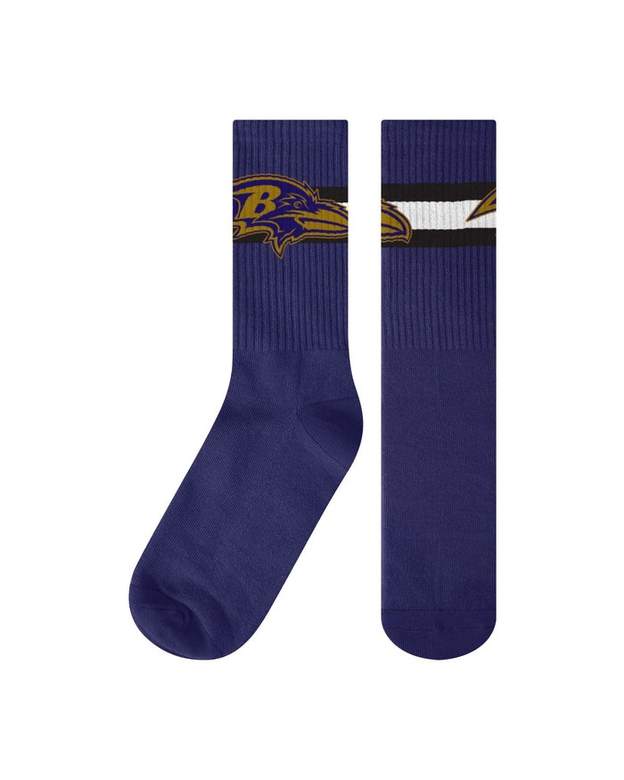 Baltimore Ravens Team Color Socks FOCO - FOCO.com